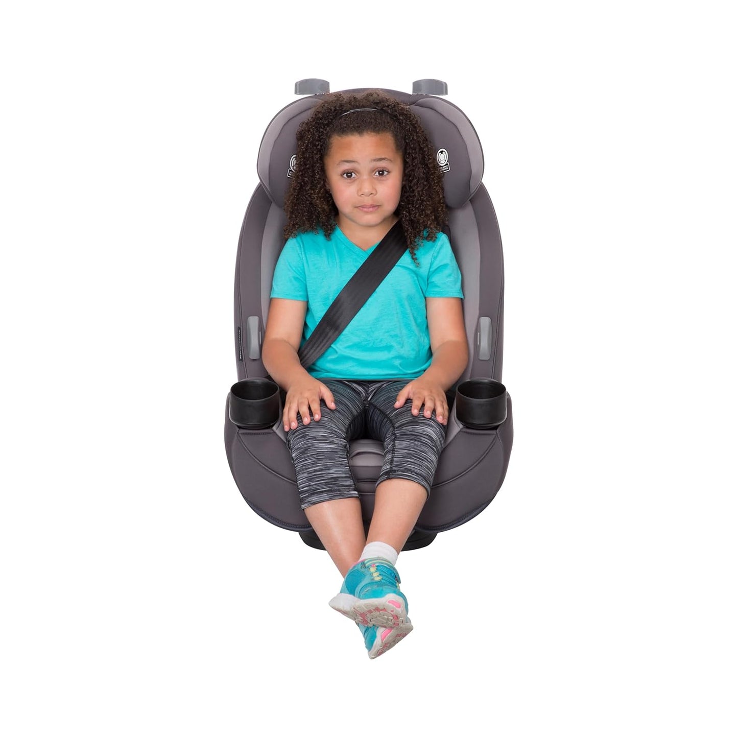 Grow and Go All-In-One Slim Convertible Car Seat, Rear Facing, 5-40 Lbs, Forward Facing (30–65 Lbs), High Back Booster Seat 40-100 Pounds, Harvest Moon
