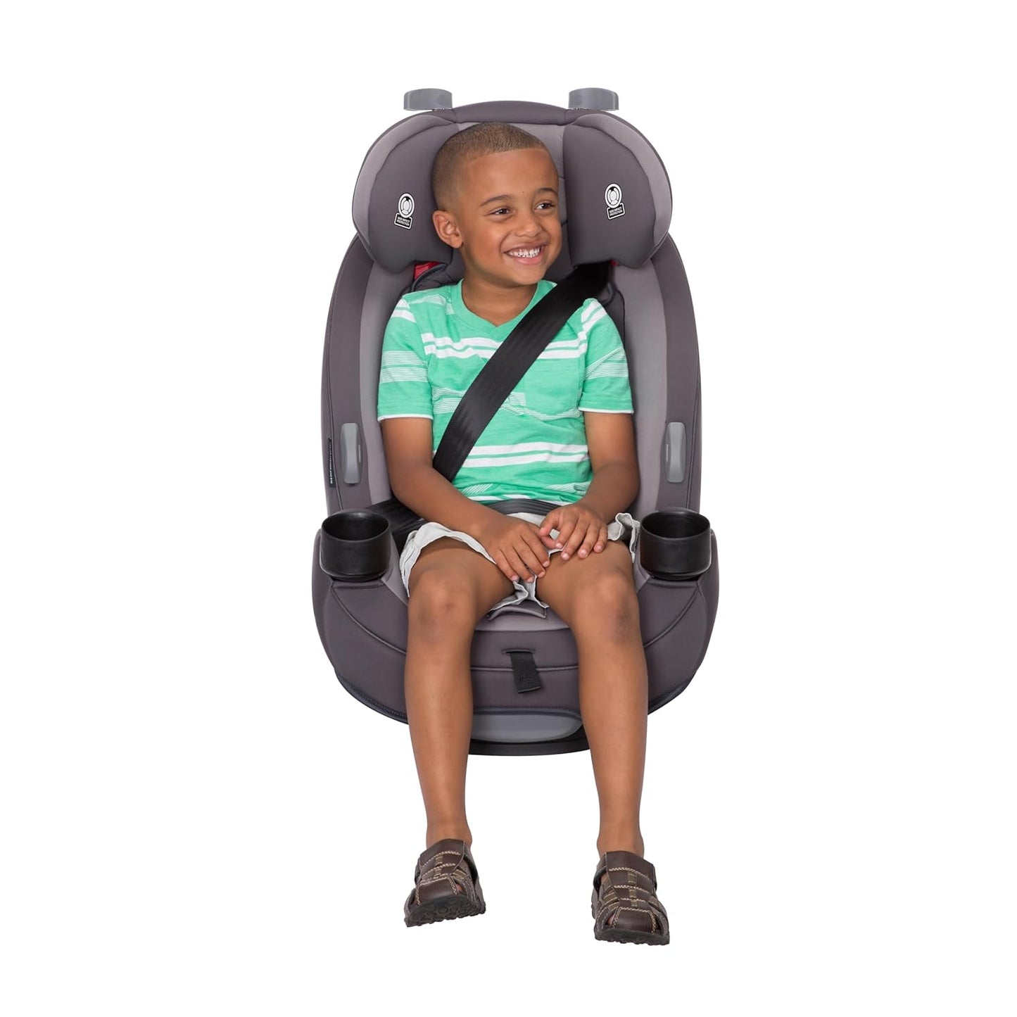 Grow and Go All-In-One Slim Convertible Car Seat, Rear Facing, 5-40 Lbs, Forward Facing (30–65 Lbs), High Back Booster Seat 40-100 Pounds, Harvest Moon