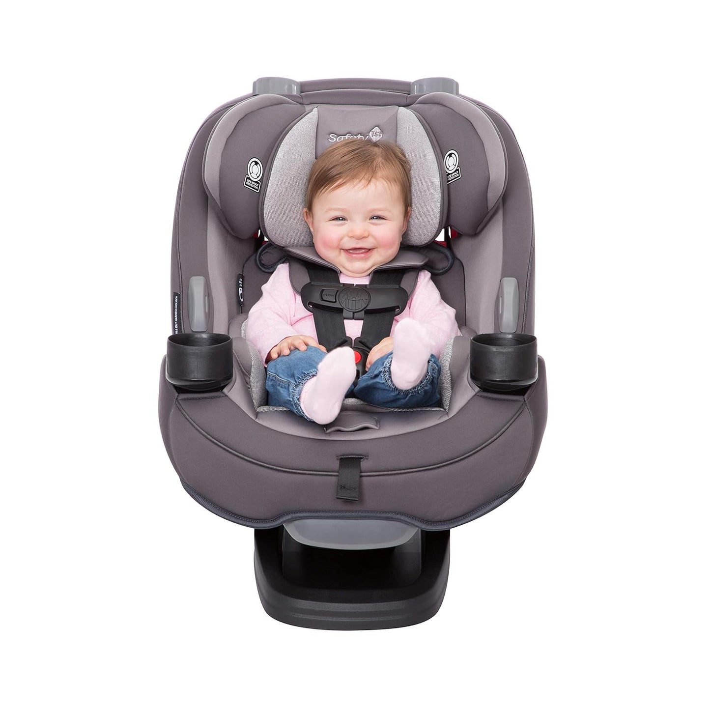 Grow and Go All-In-One Slim Convertible Car Seat, Rear Facing, 5-40 Lbs, Forward Facing (30–65 Lbs), High Back Booster Seat 40-100 Pounds, Harvest Moon